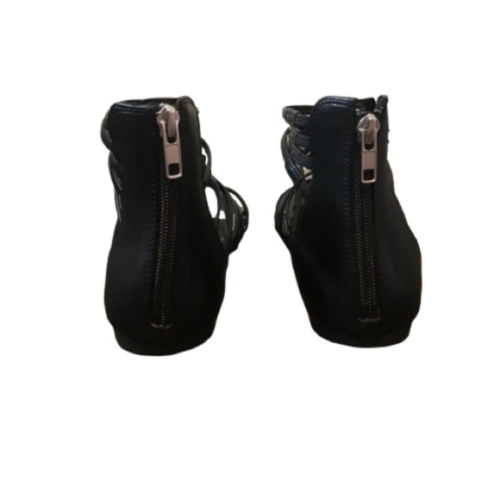 Steve Madden WALLIS Black Strappy Sandals Size 10M - Picture 3 of 4